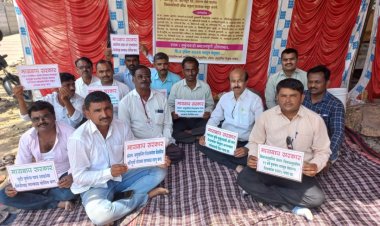 शिक्षकांचे म्हसनवट्यात आंदोलन