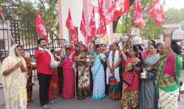 पाण्यासाठी भारतीय कम्युनिस्ट पक्षाचा एल्गार