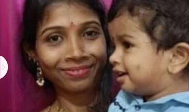 चारित्र्याच्या संशयावरून पत्नी व अडीच वर्षाच्या मुलाचा खून