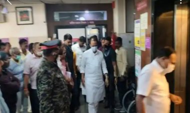 जखमी कार्यकर्त्याच्या भेटीसाठी राष्ट्रवादीचे नेते अजित पवार थेट सिग्मा हॉस्पिटलमध्ये
