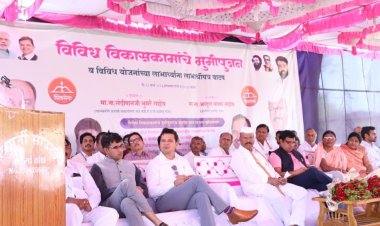 सोयगाव तालुक्यातील विकासकामांना निधी कमी पडू दिला जाणार नाही  -  पालकमंत्री संदीपान भुमरे