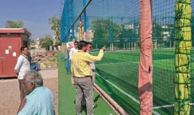 खेळाच्या मैदानावर मनपाकडून खाजगी बांधकामाला परवानगी