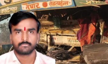 ब्रेक निकामी झाल्याने उभ्या ट्रकला दिली धडक