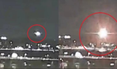 विमान आणि हेलिकॉप्टरची धडक  दोन्ही कोसळले नदीत