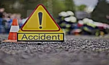 खडी मिक्सरची दुचाकीला धडक