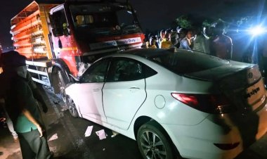 आजारी मित्राला भेटण्यासाठी निघालेल्या तिघांचा अपघातात मृत्यू