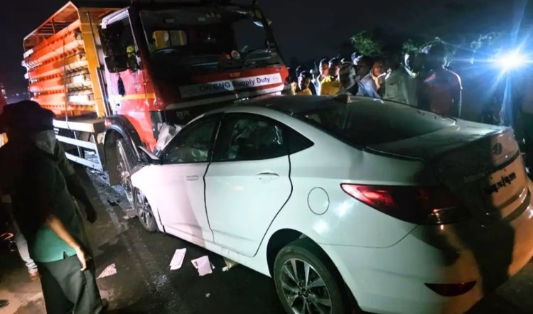 आजारी मित्राला भेटण्यासाठी निघालेल्या तिघांचा अपघातात मृत्यू