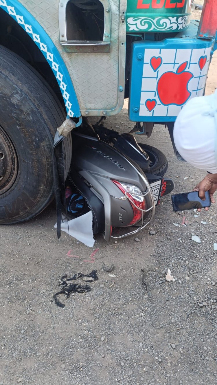 वाळूज महानगरात ट्रकच्या धडकेत स्कूटरस्वार ठार